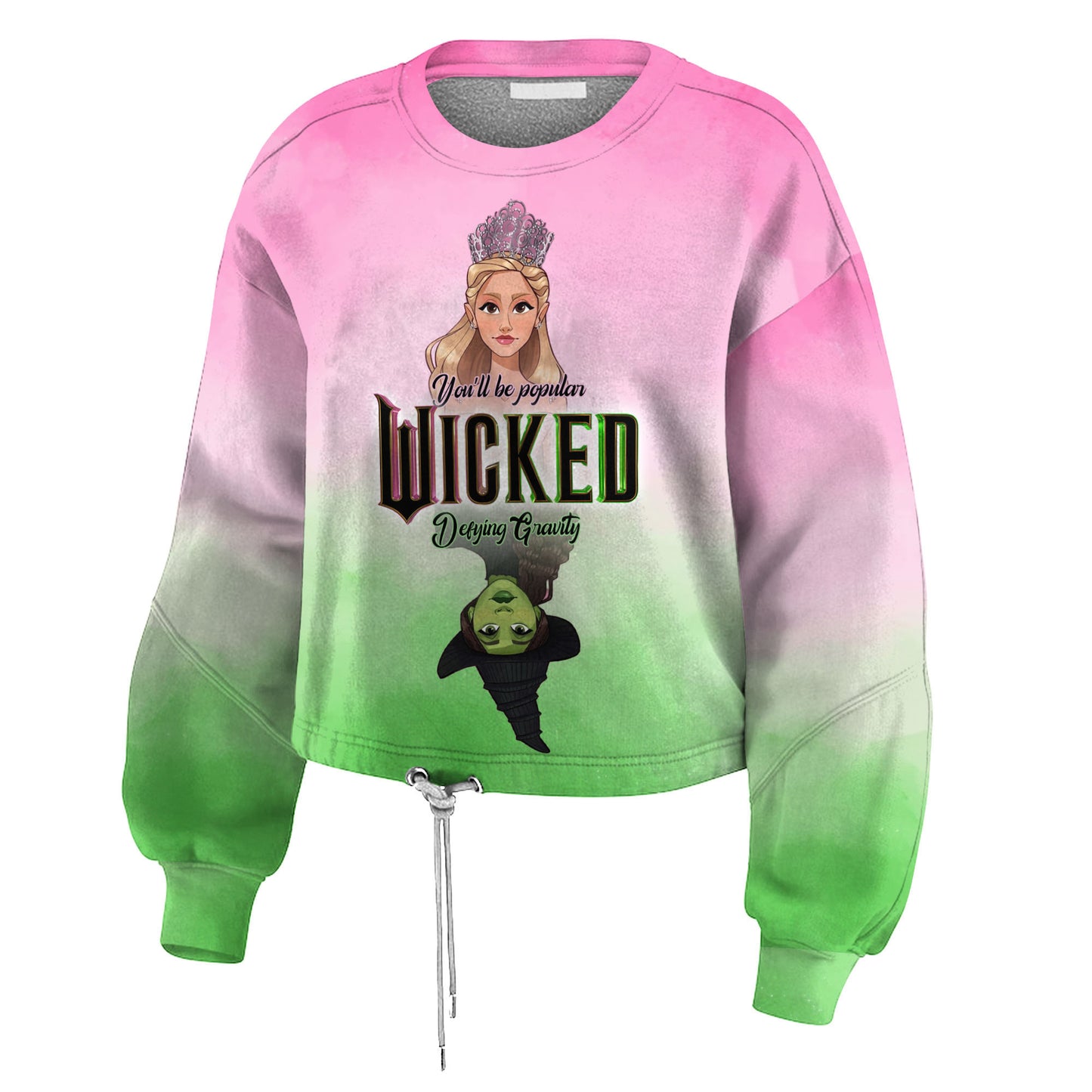 WCKD Fleece Long Sleeve T-Shirt & Shorts Lounge Set TTN