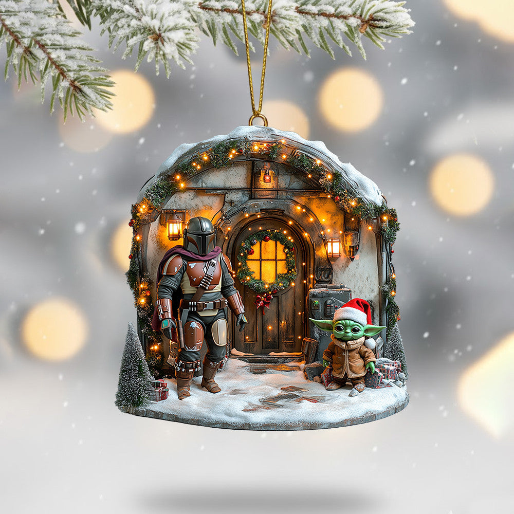 COMBO STW CHRISTMAS TREE TOPPER WITH ORNAMENT DAT