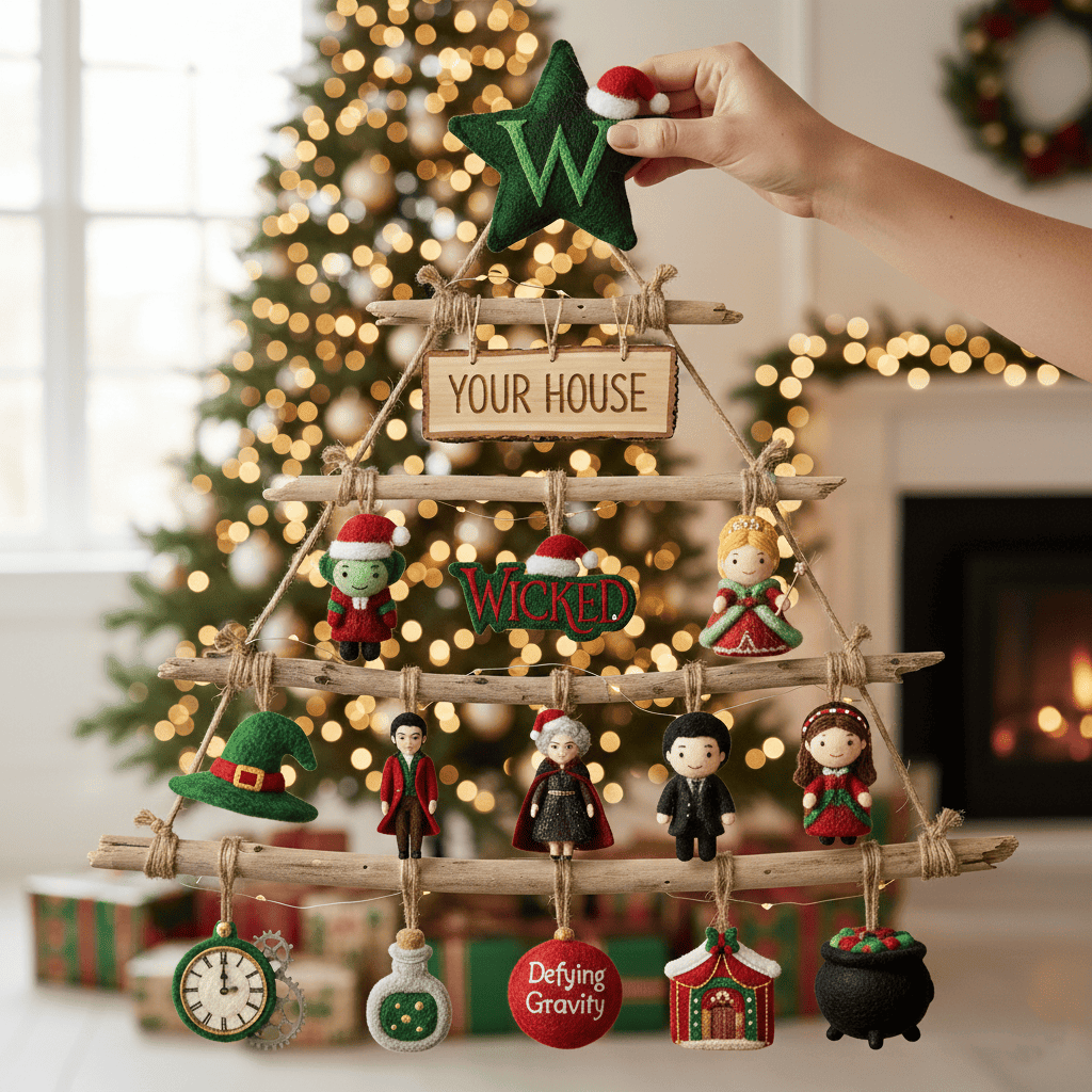 WKCD Premium Rustic Wall Christmas Tree HTTT
