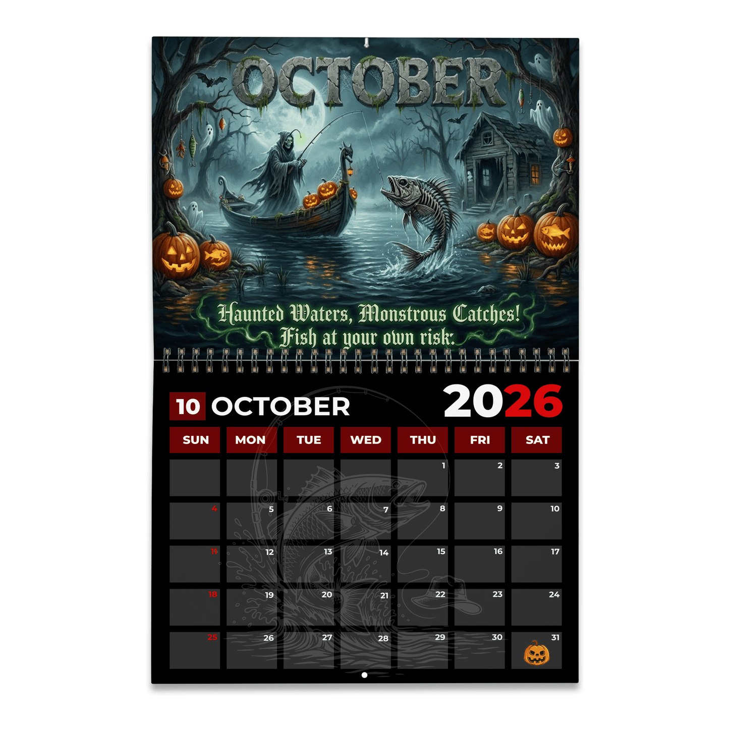 Fishing Premium 2026 Calendar TNSM