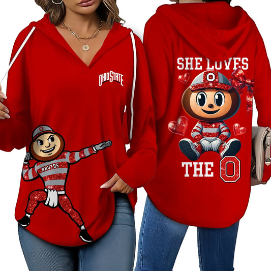 OSB V-neck Hooded Sweatshirt THT