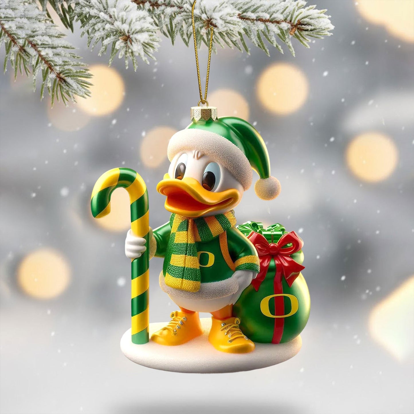 COMBO ORD CHRISTMAS TREE TOPPER WITH ORNAMENT DAT