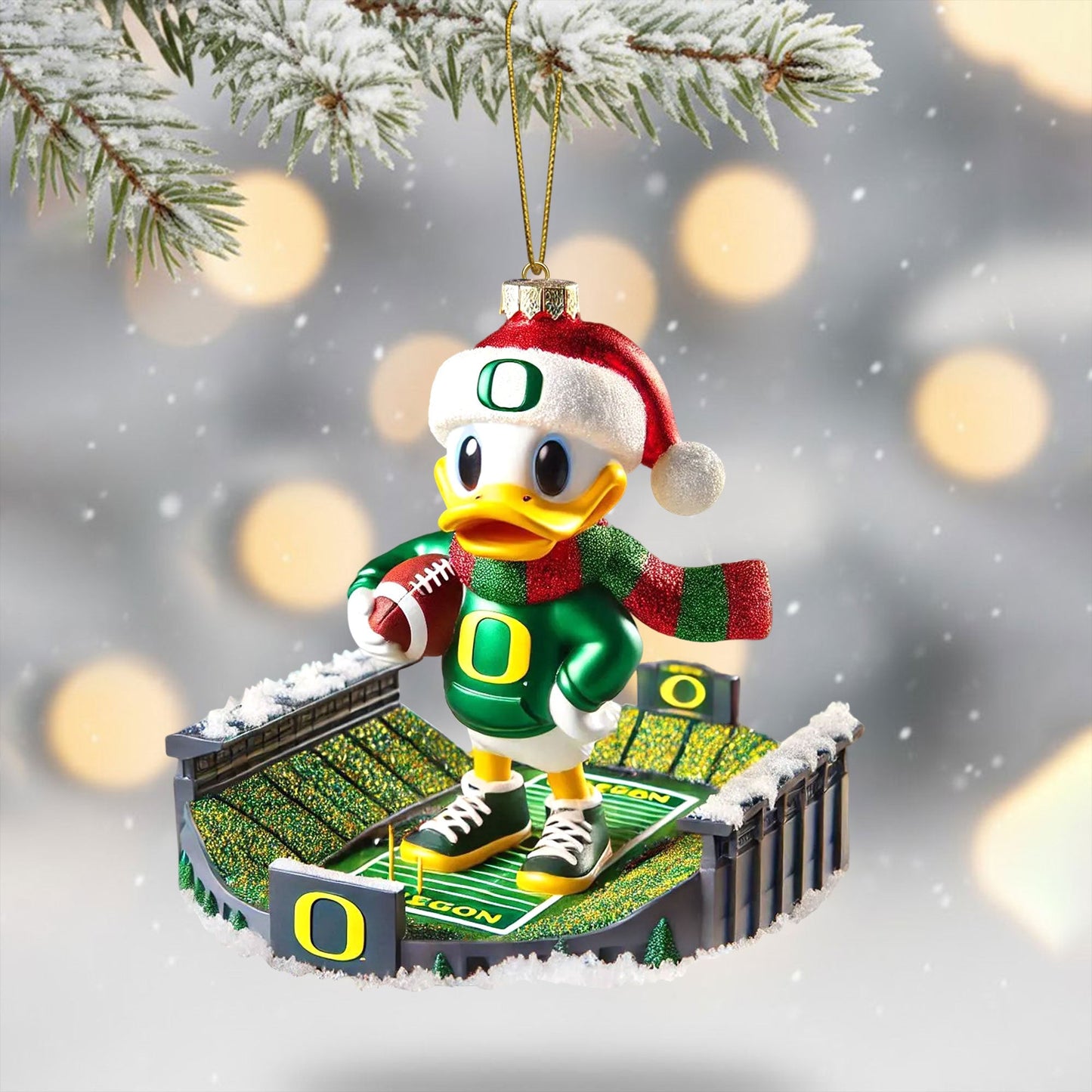 COMBO ORD CHRISTMAS TREE TOPPER WITH ORNAMENT DAT