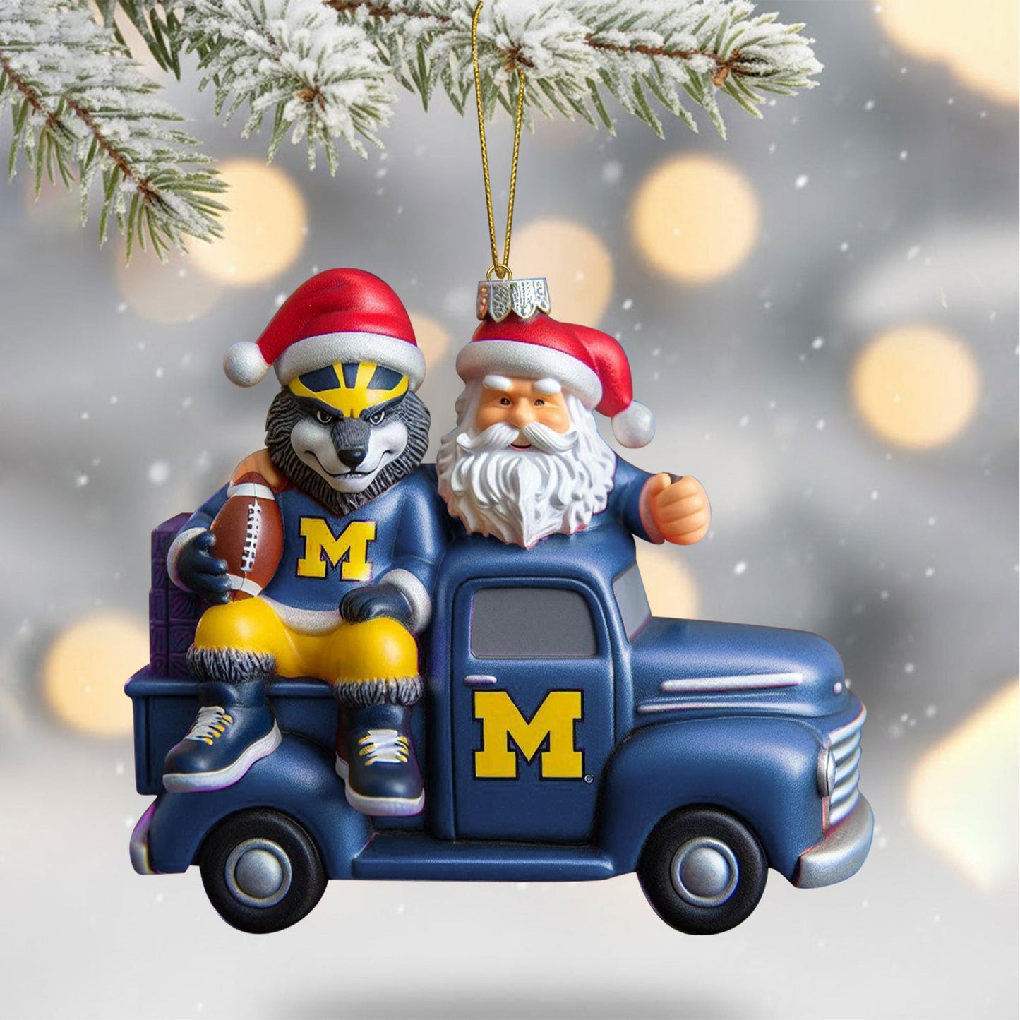 COMBO MWR CHRISTMAS TREE TOPPER WITH ORNAMENT DAT