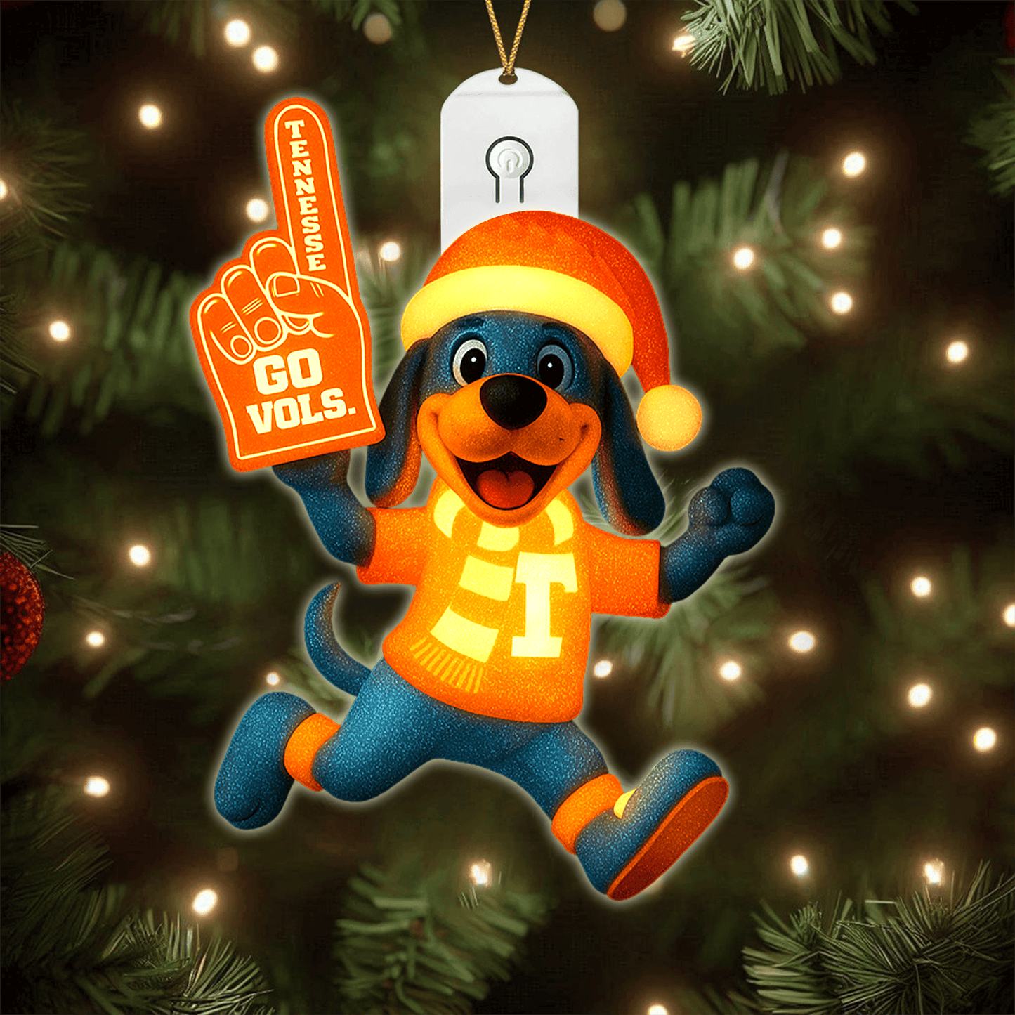 COMBO TNV CHRISTMAS TREE TOPPER WITH LED ORNAMENT LNTH