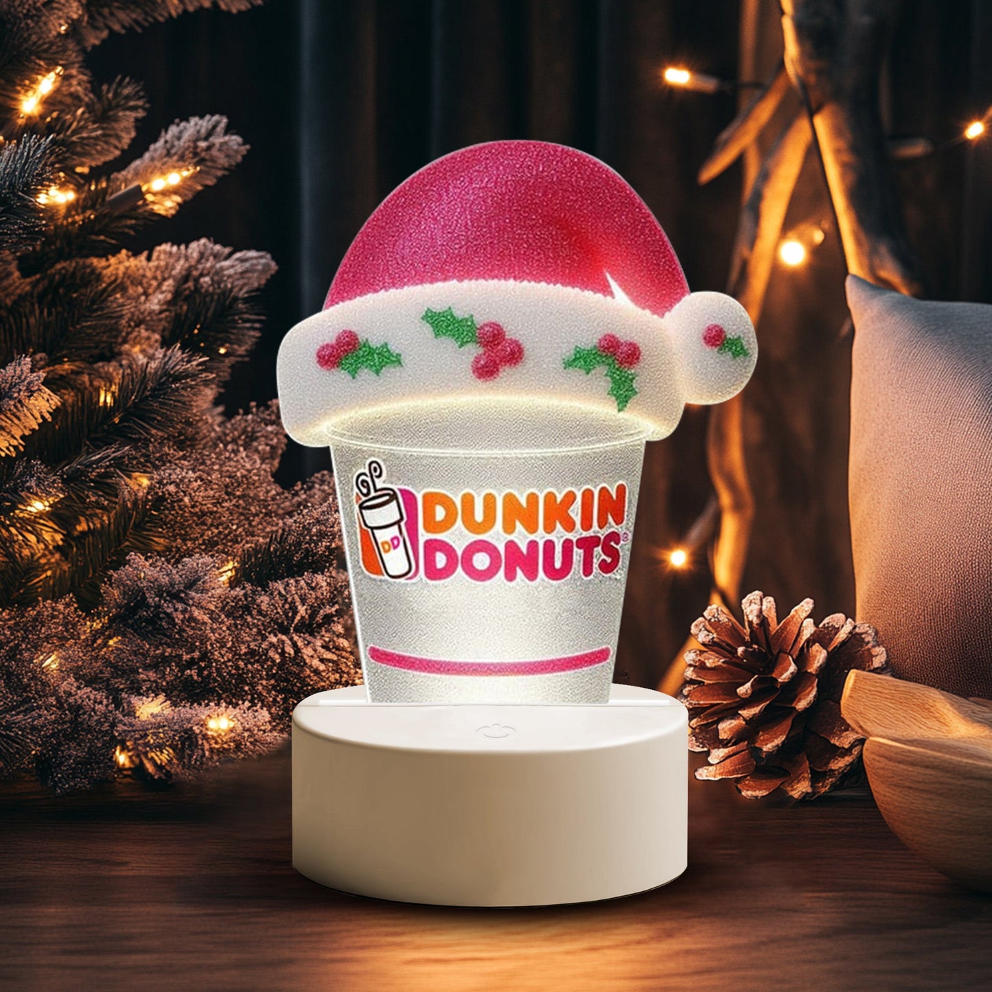 COMBO DKDN CHRISTMAS SNOWBALL LED LIGHT WITH ORNAMENT TNSM