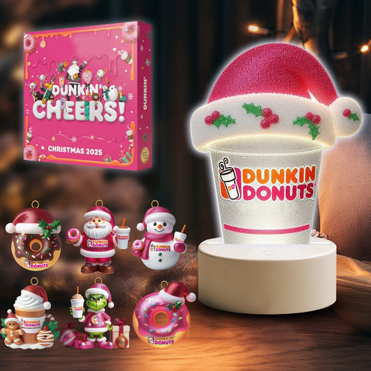 COMBO DKDN CHRISTMAS SNOWBALL LED LIGHT WITH ORNAMENT TNSM