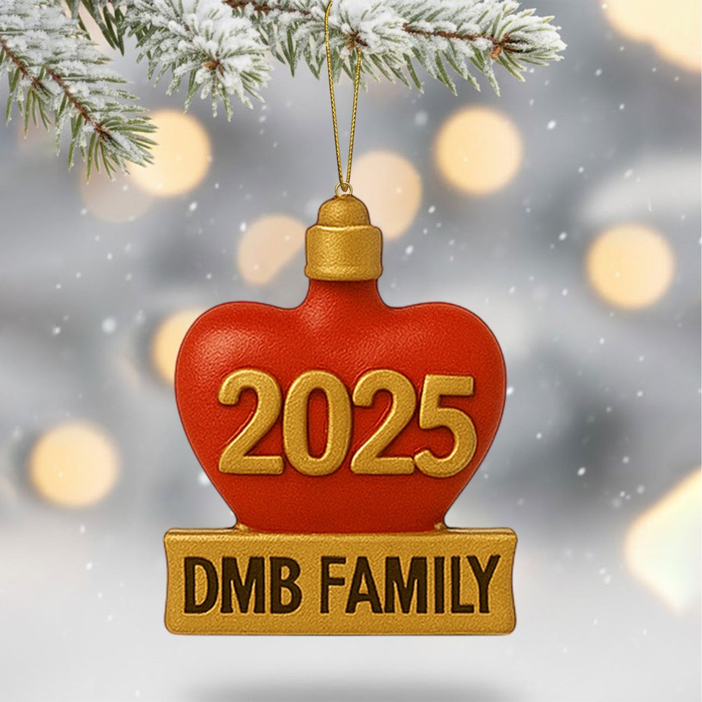 COMBO DMB CHRISTMAS TREE TOPPER WITH ORNAMENT DAT
