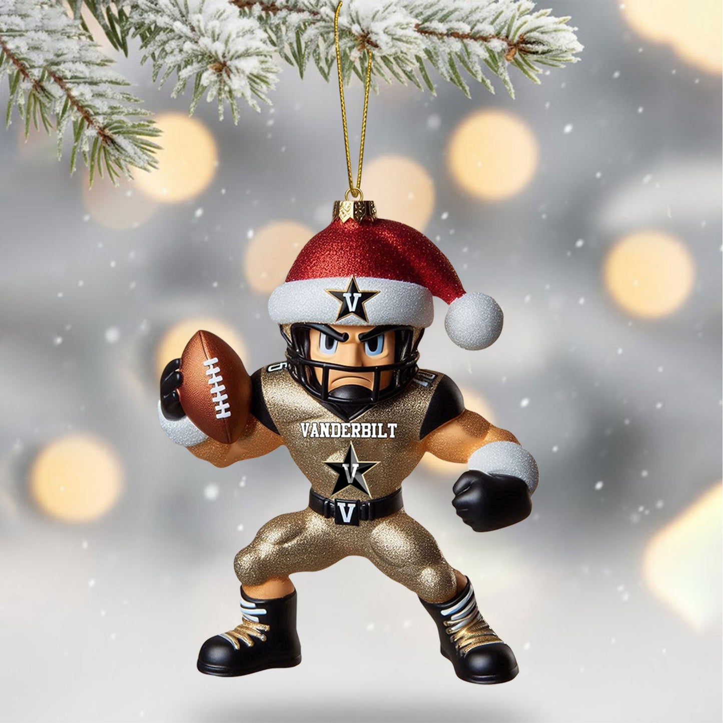 COMBO VDBC CHRISTMAS TREE TOPPER WITH ORNAMENT DAT