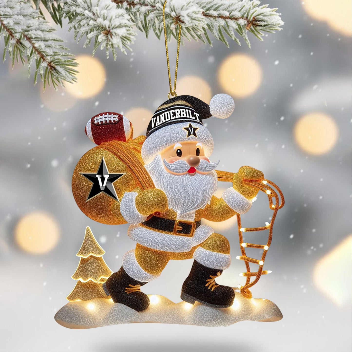 COMBO VDBC CHRISTMAS TREE TOPPER WITH ORNAMENT DAT