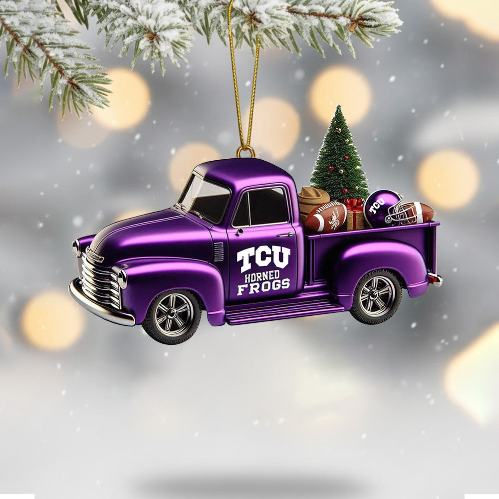 COMBO TCU CHRISTMAS TREE TOPPER WITH ORNAMENT DAT