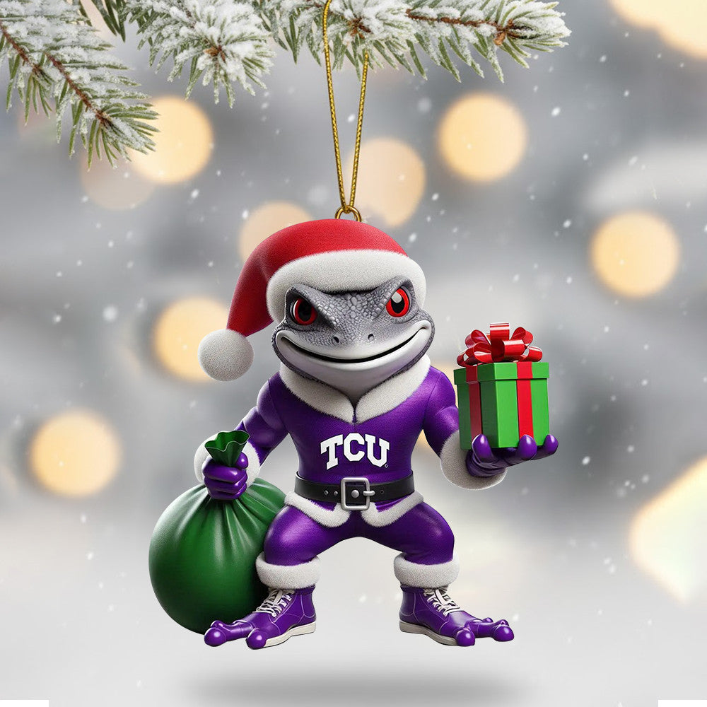 COMBO TCU CHRISTMAS TREE TOPPER WITH ORNAMENT DAT