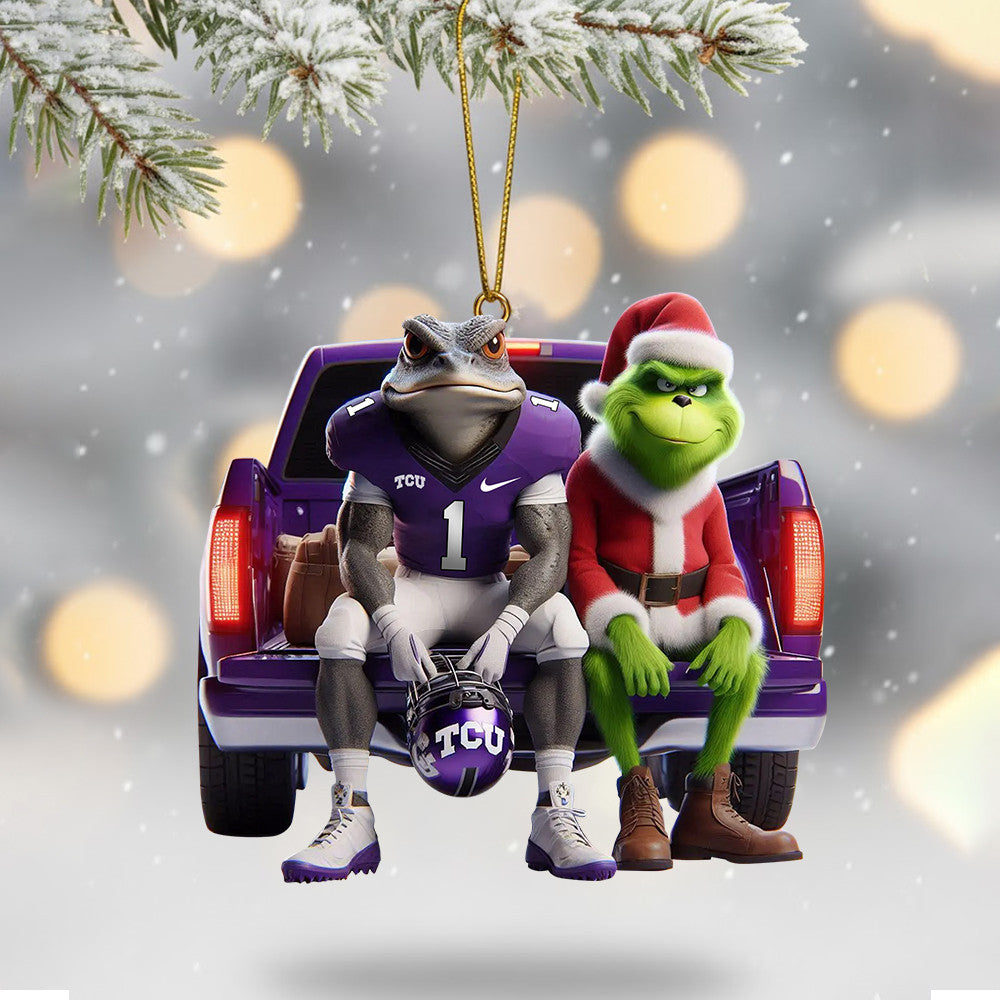 COMBO TCU CHRISTMAS TREE TOPPER WITH ORNAMENT DAT