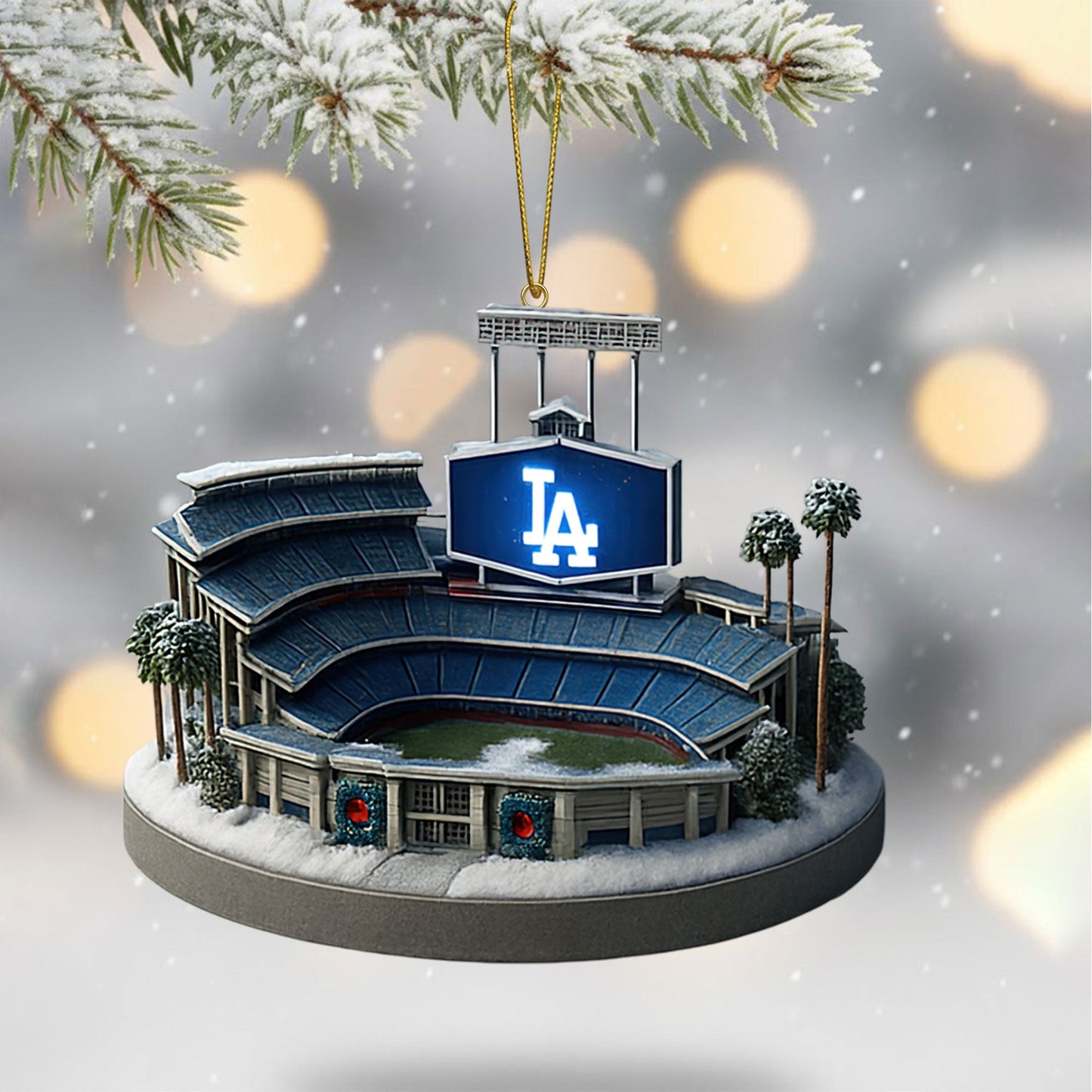 COMBO LAD CHRISTMAS TREE TOPPER WITH ORNAMENT DAT