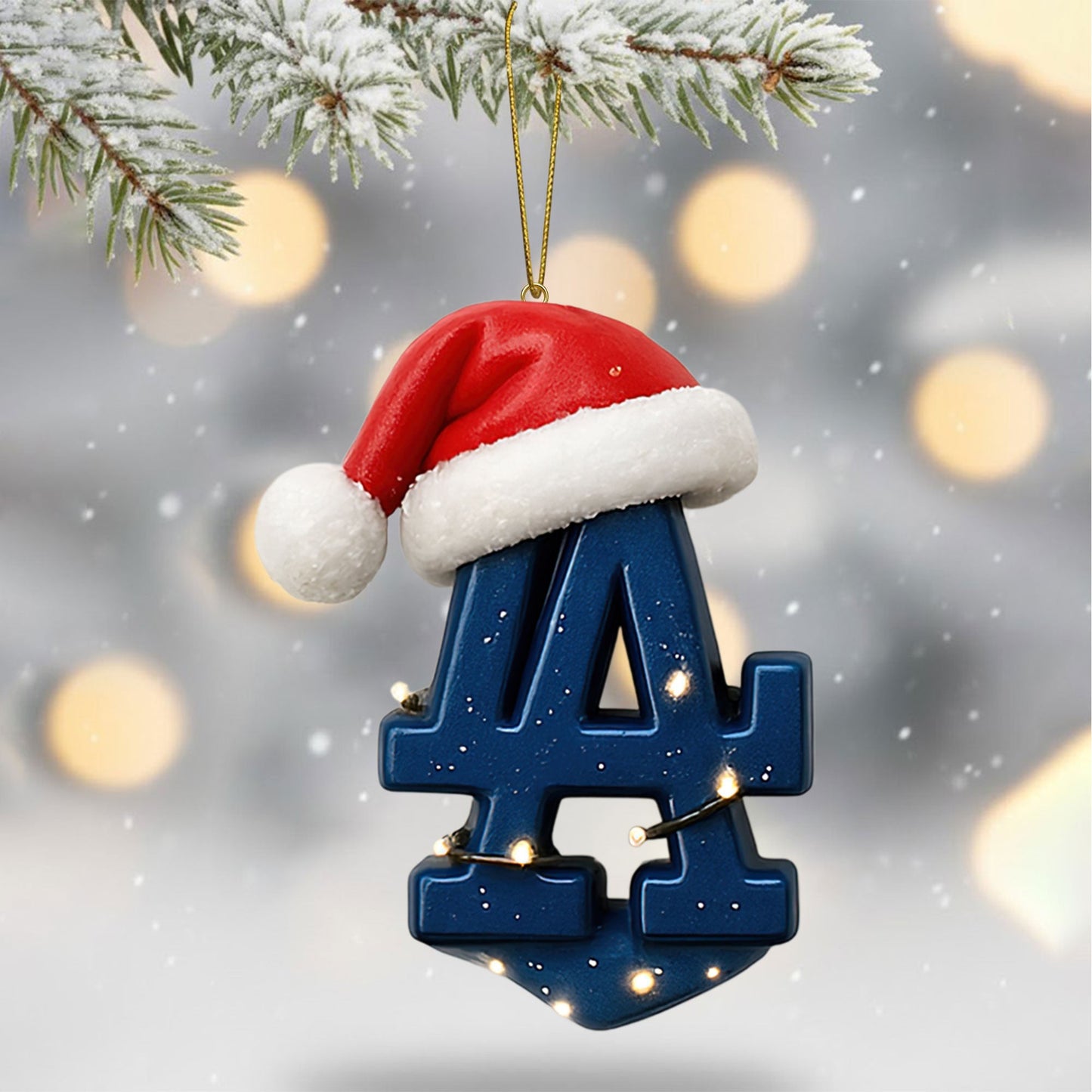 COMBO LAD CHRISTMAS TREE TOPPER WITH ORNAMENT DAT