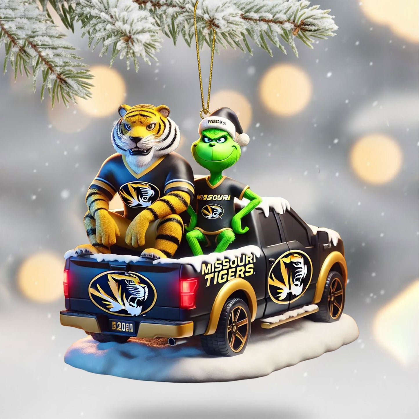 COMBO MSTG CHRISTMAS TREE TOPPER WITH ORNAMENT DAT