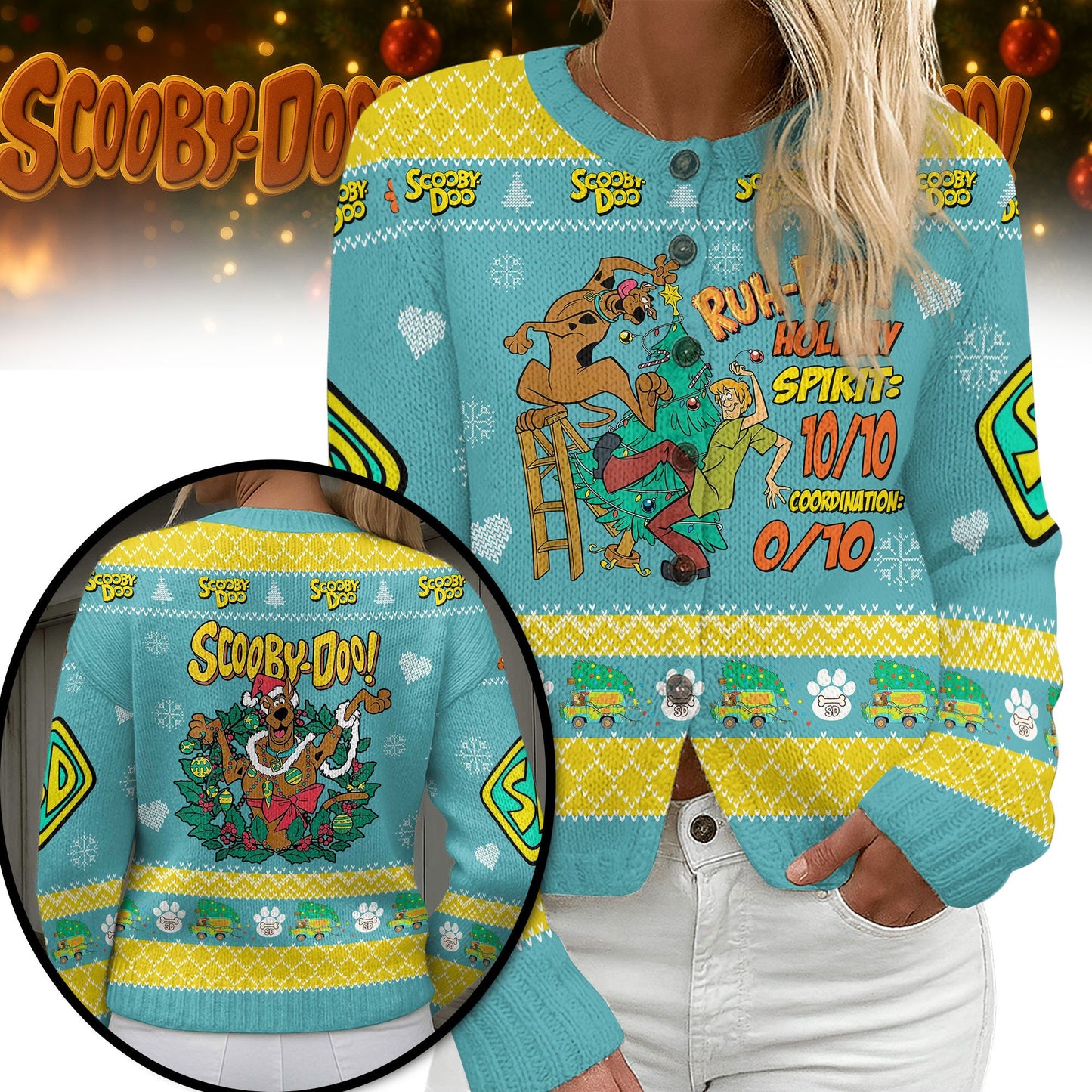 SCBD CARDIGAN SWEATSHIRT WITH BUTTON HTTT