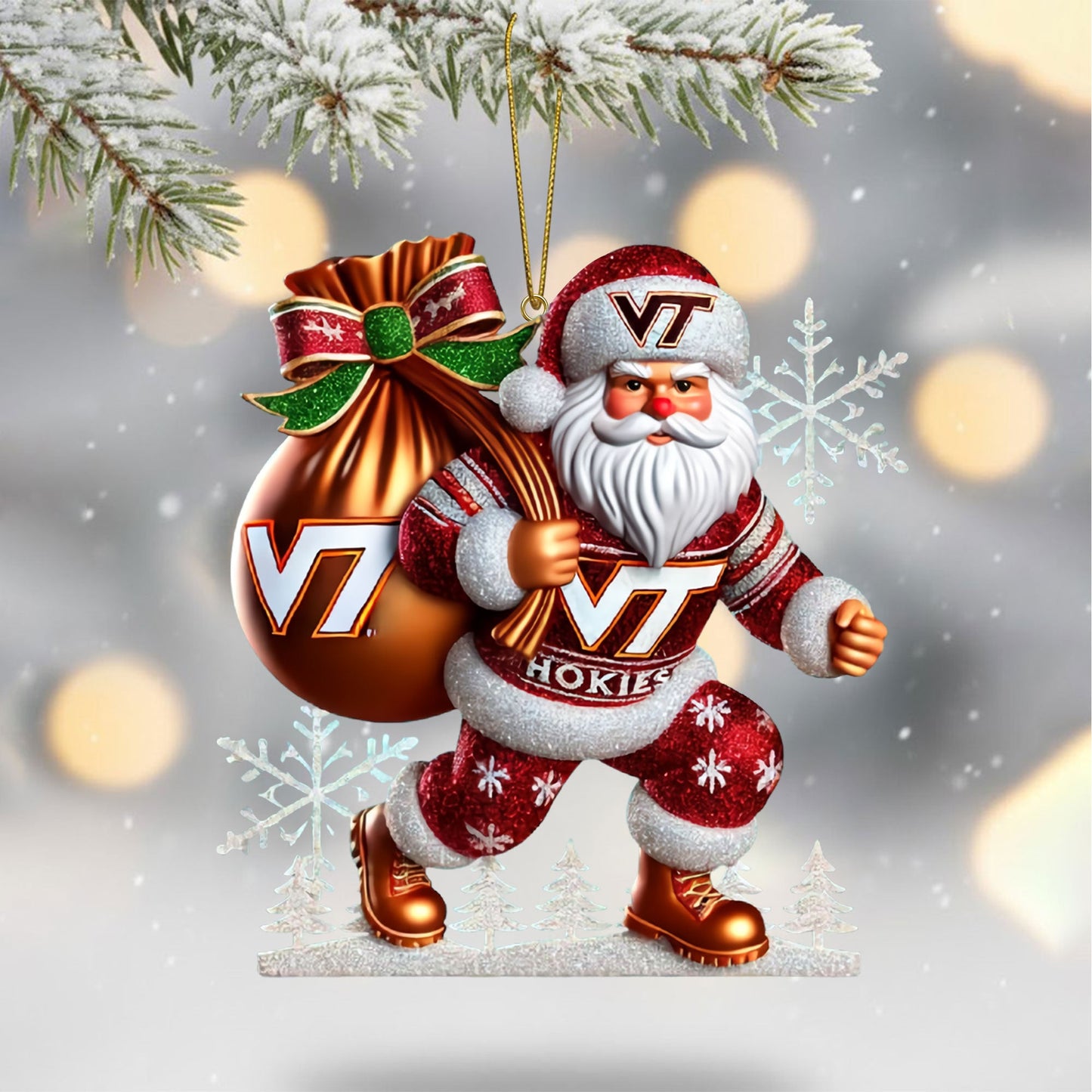 COMBO VTH CHRISTMAS TREE TOPPER WITH ORNAMENT DAT