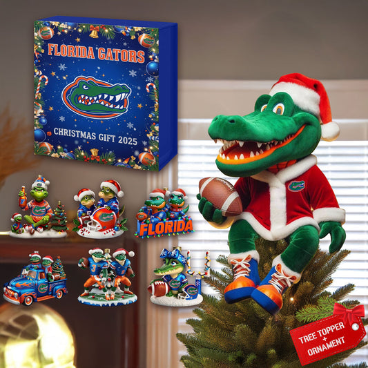 COMBO FGT CHRISTMAS TREE TOPPER WITH ORNAMENT DAT