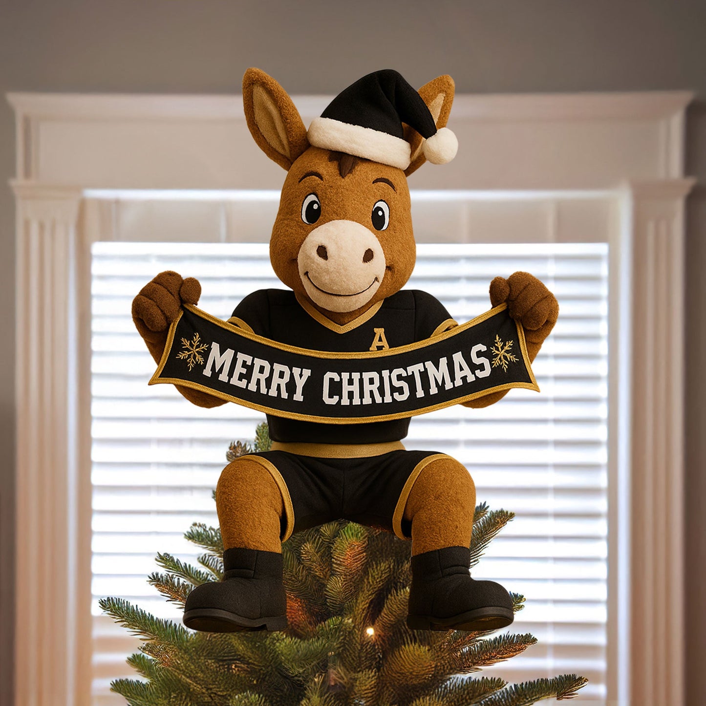 COMBO ABK CHRISTMAS TREE TOPPER WITH ORNAMENT DAT