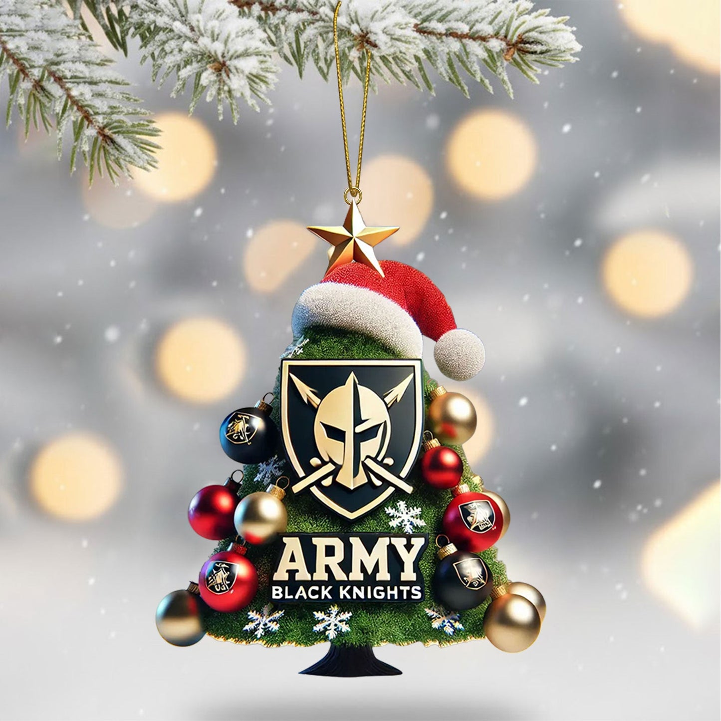 COMBO ABK CHRISTMAS TREE TOPPER WITH ORNAMENT DAT