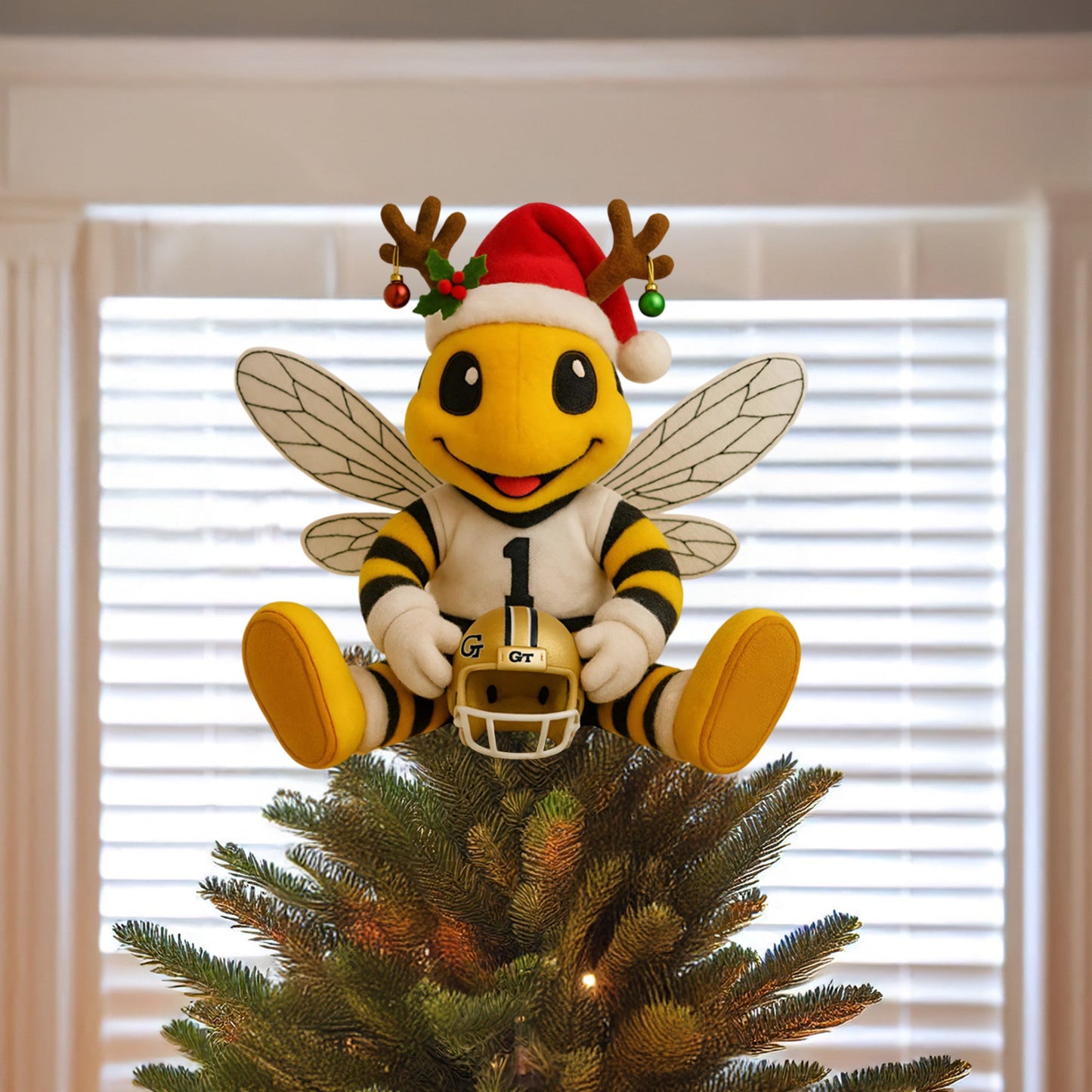 COMBO GTYJ CHRISTMAS TREE TOPPER WITH ORNAMENT DAT