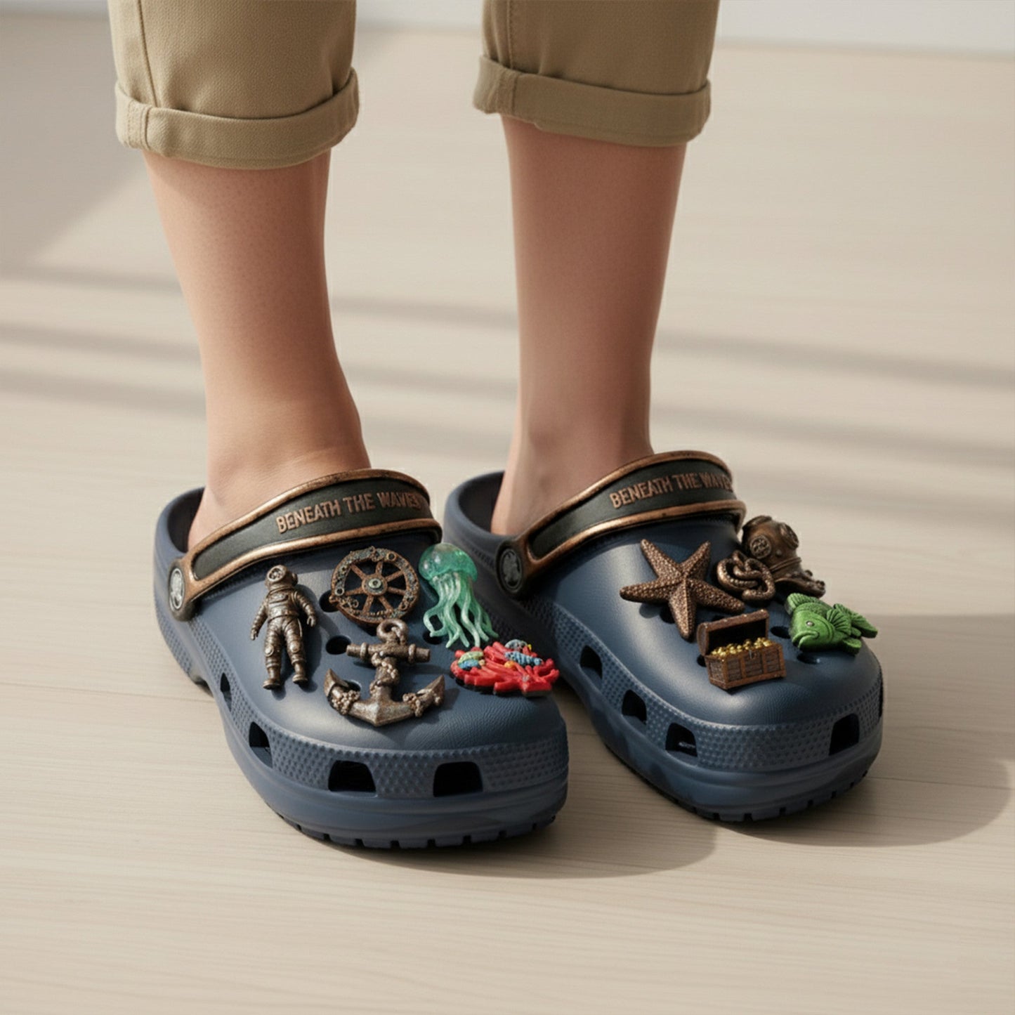 PREMIUM Undersea Diver CLOGS WITH CHARMS LNTH