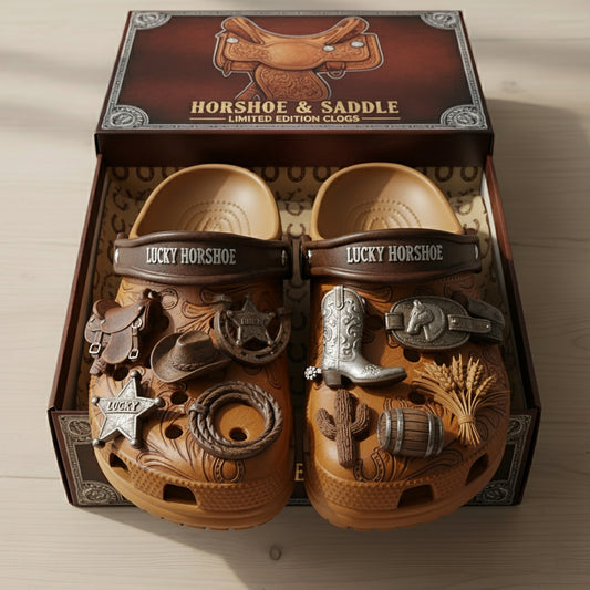 PREMIUM Cowboy CLOGS WITH CHARMS LNTH