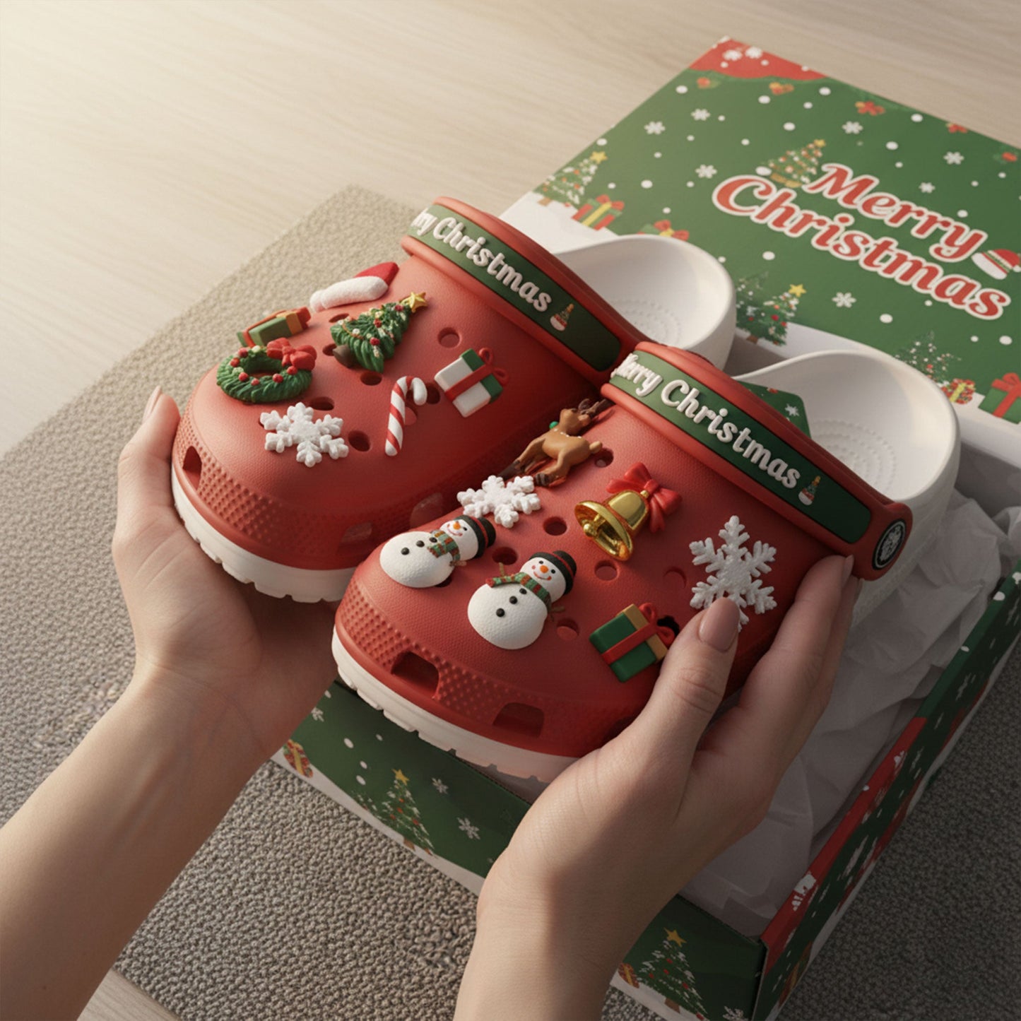 MERRY CHRISTMAS PREMIUM CLOGS DAT