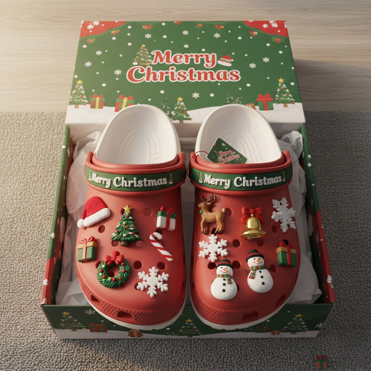 MERRY CHRISTMAS PREMIUM CLOGS DAT