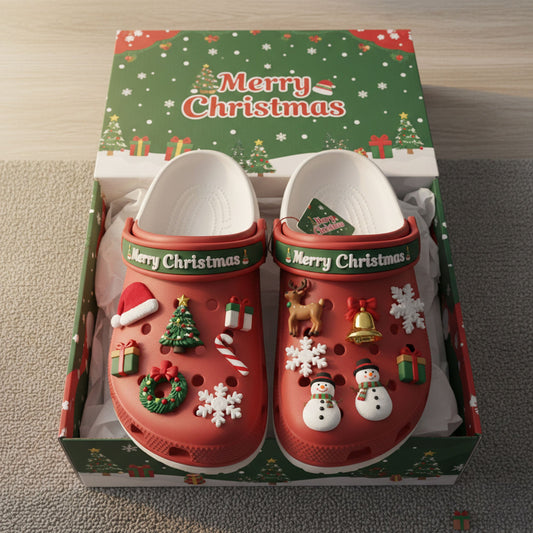 MERRY CHRISTMAS PREMIUM CLOGS DAT