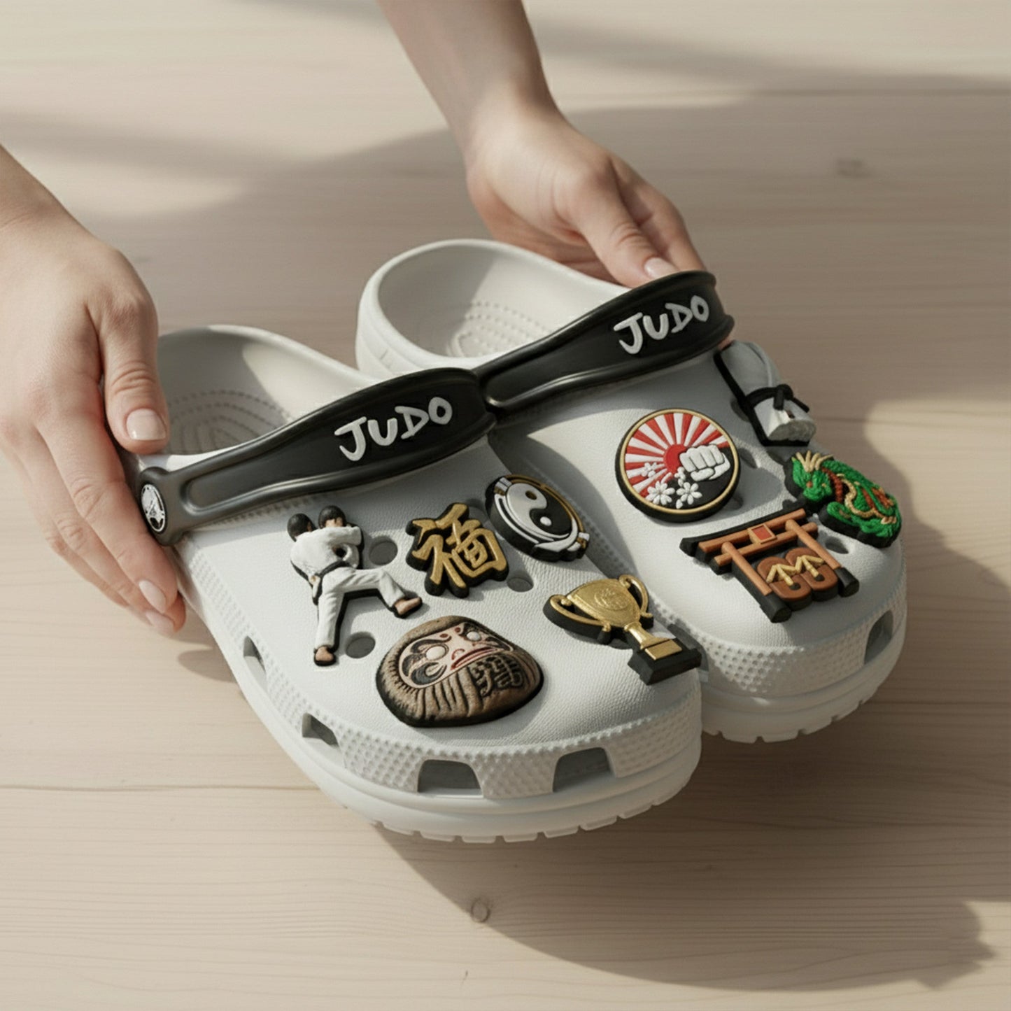 PREMIUM Judo CLOGS WITH CHARMS LNTH