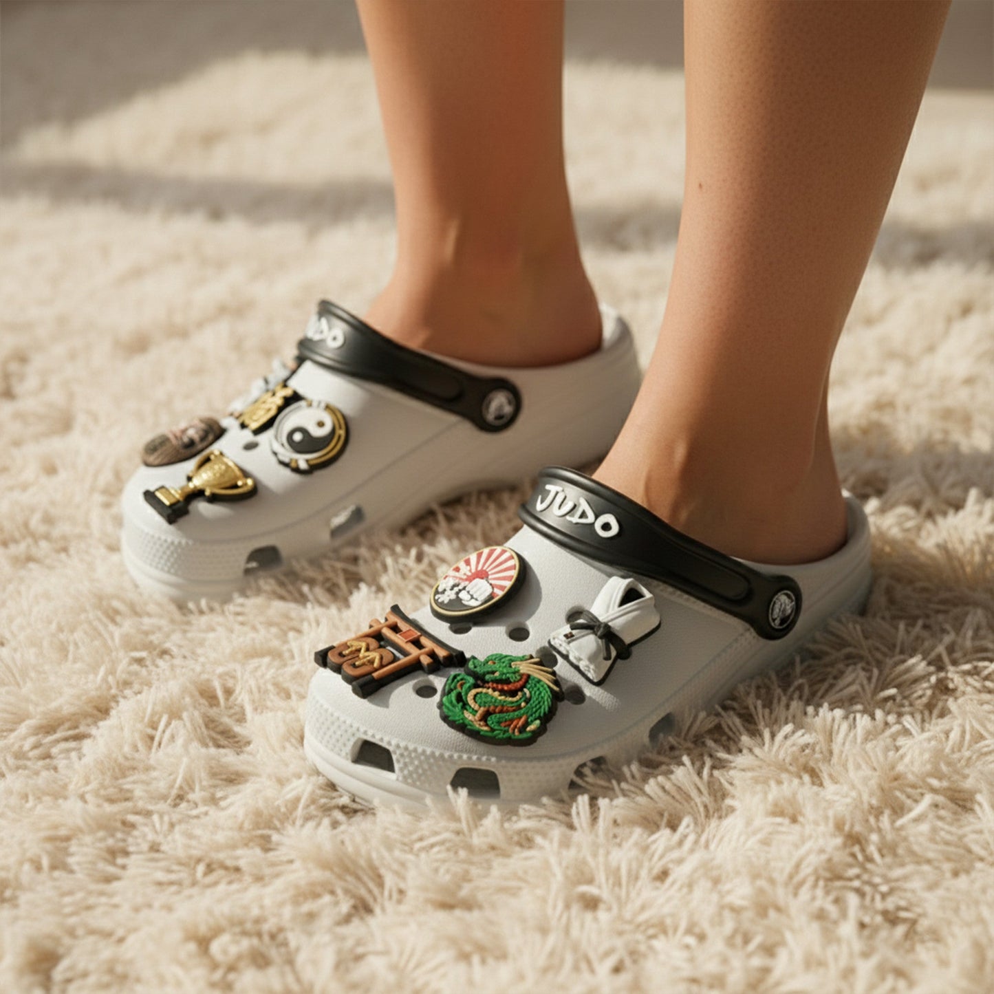 PREMIUM Judo CLOGS WITH CHARMS LNTH