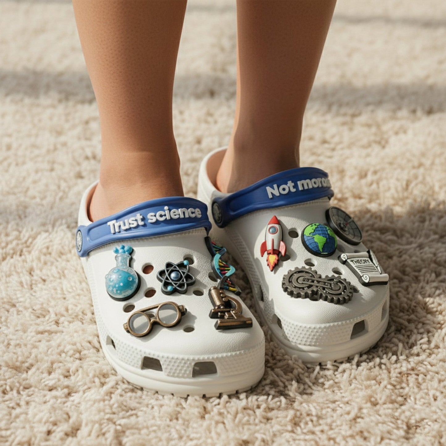 PREMIUM Science CLOGS WITH CHARMS LNTH