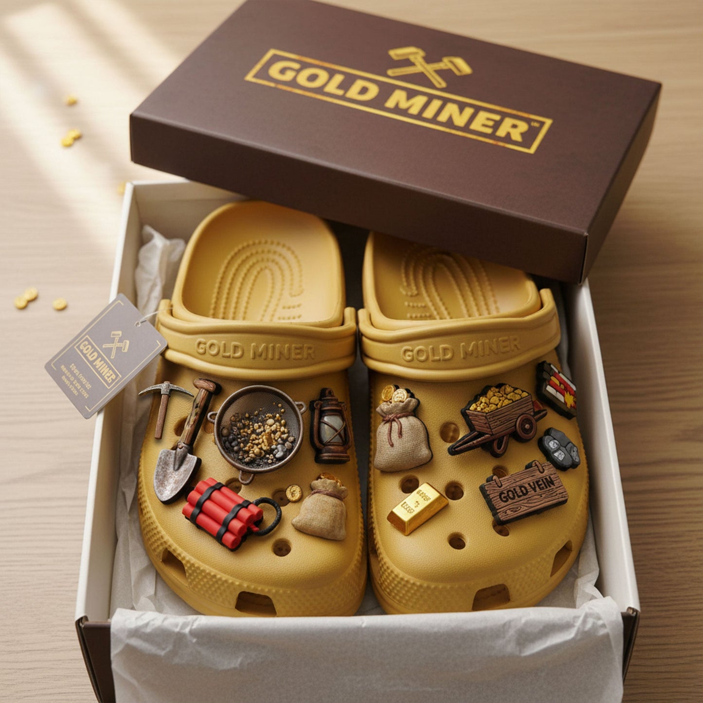 Gold Miner Premium Clogs HTTT