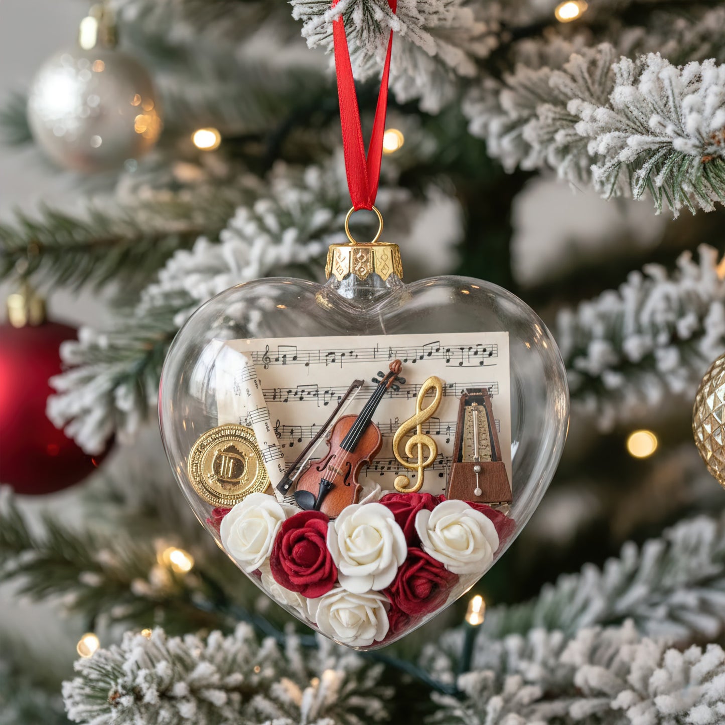 Teacher Heart Ornament TNSM