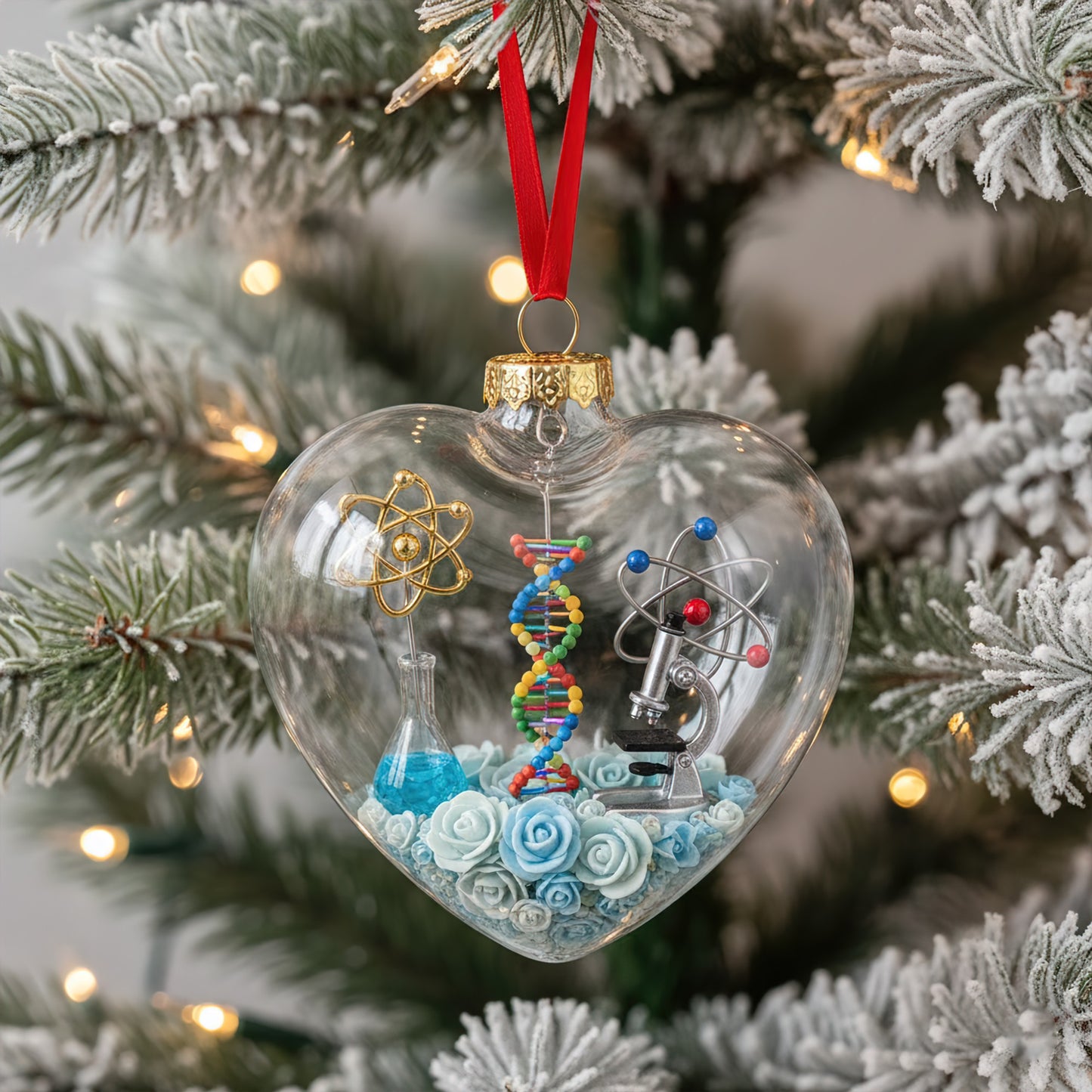 Teacher Heart Ornament TNSM