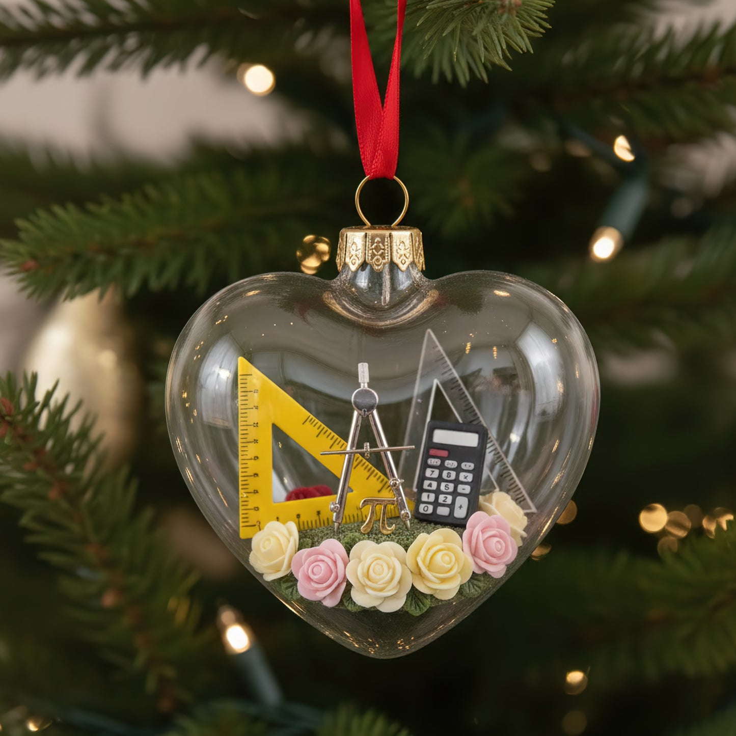 Teacher Heart Ornament TNSM
