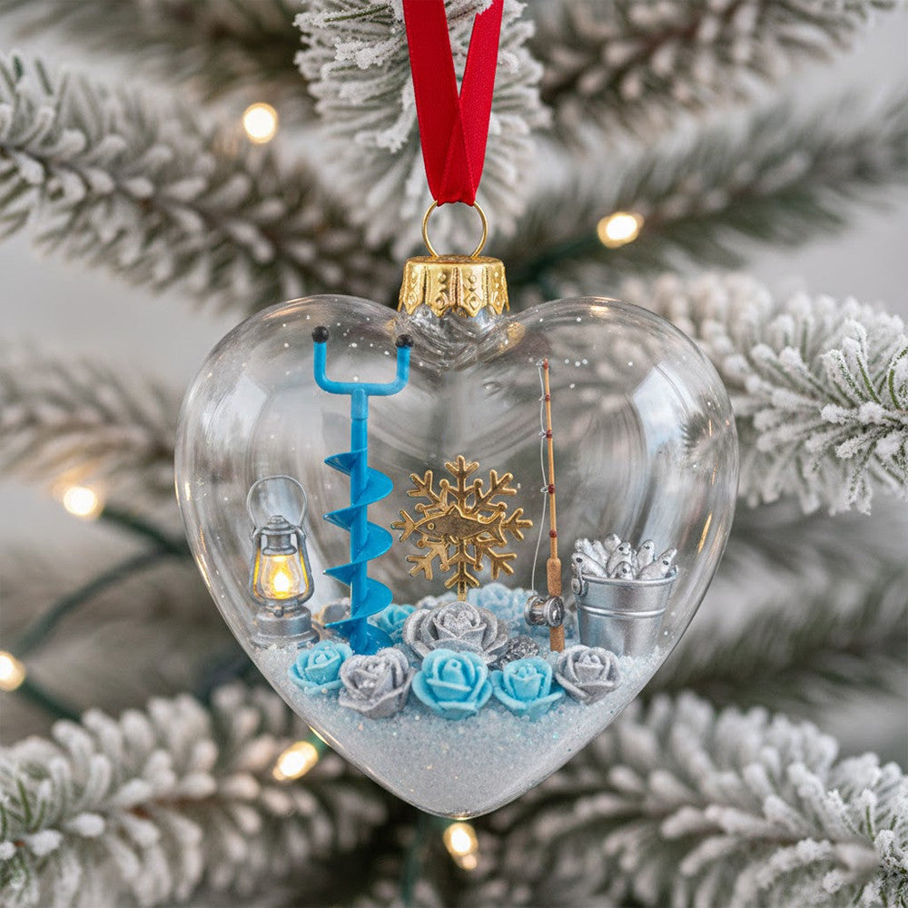 Fishing Heart Ornament TNSM