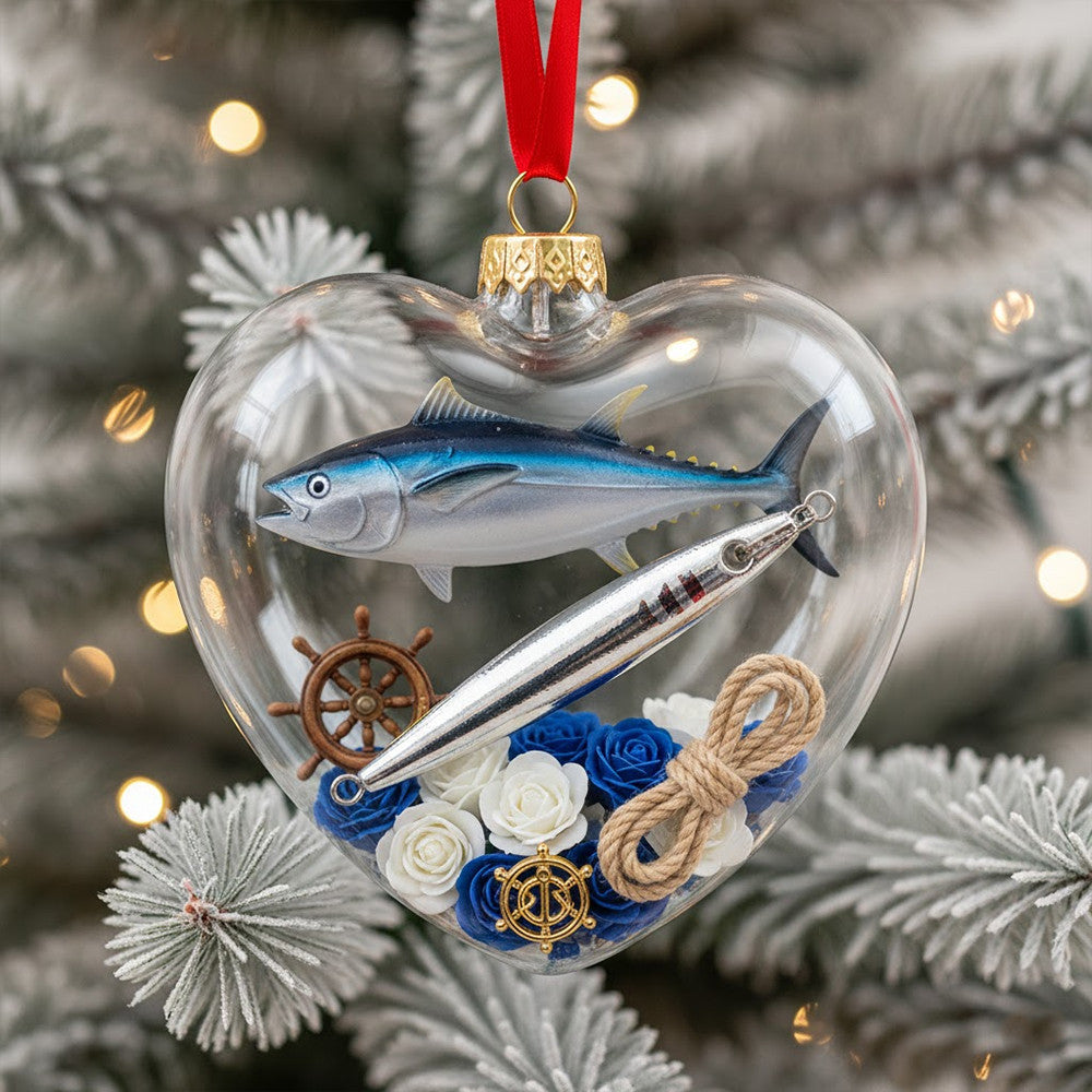 Fishing Heart Ornament TNSM