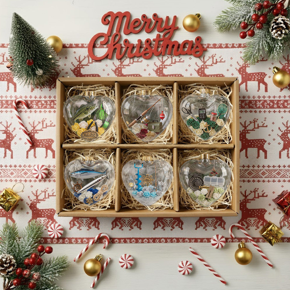 Fishing Heart Ornament TNSM