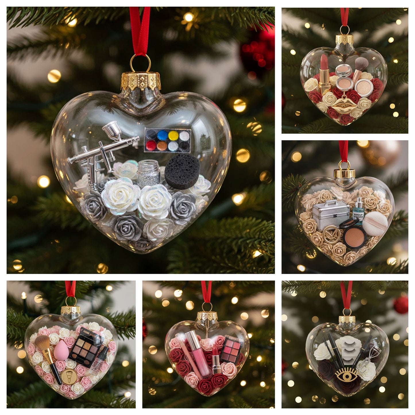 Makeup artist Heart Ornament TNSM
