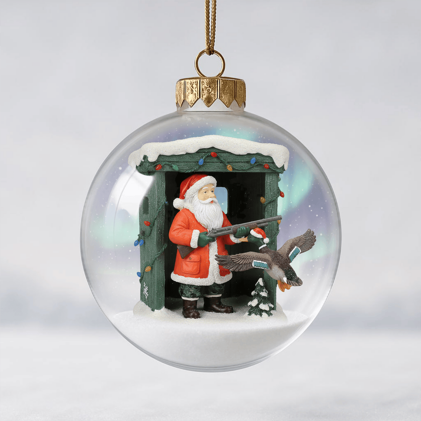 Duck Hunting Christmas Ornament LNTH