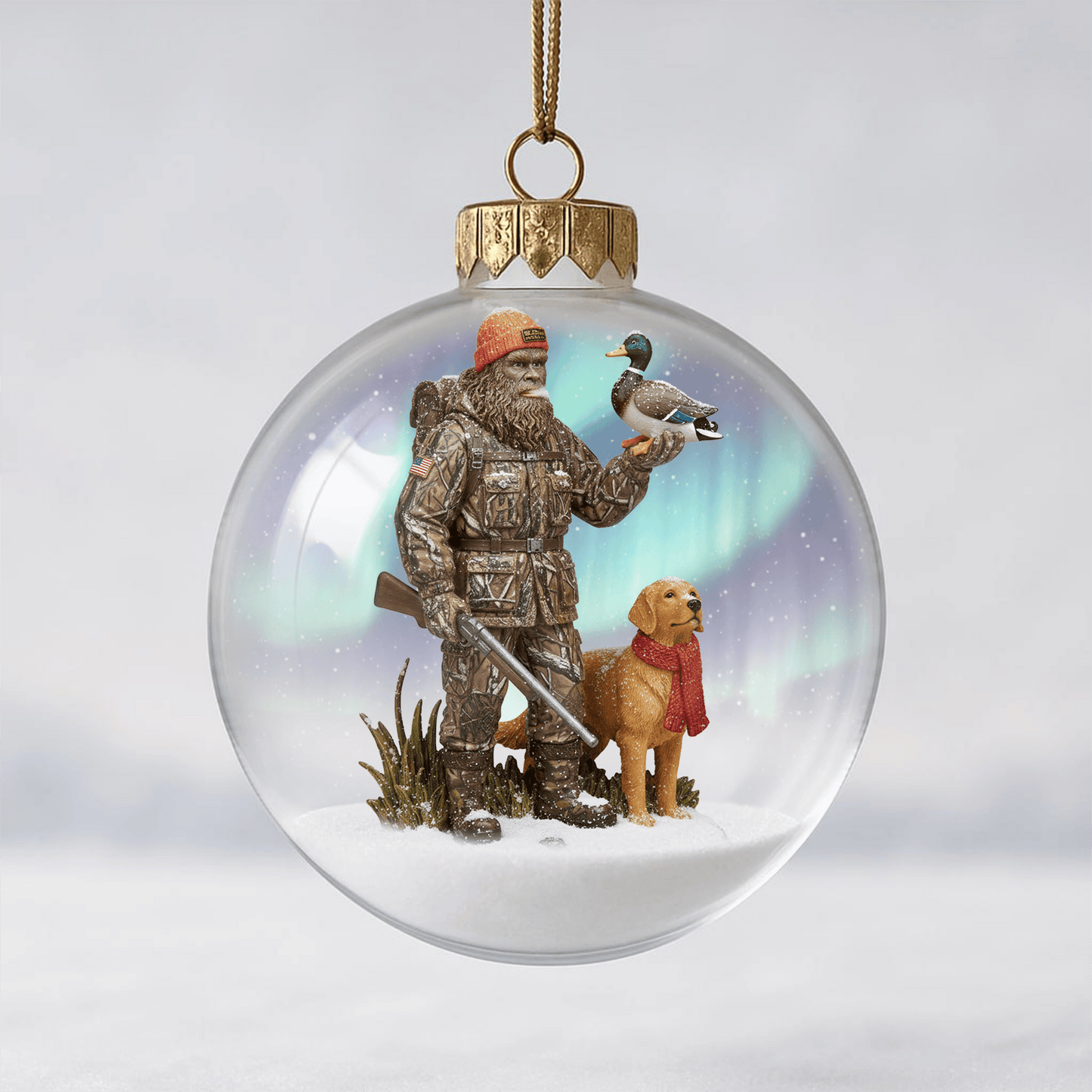 Duck Hunting Christmas Ornament LNTH
