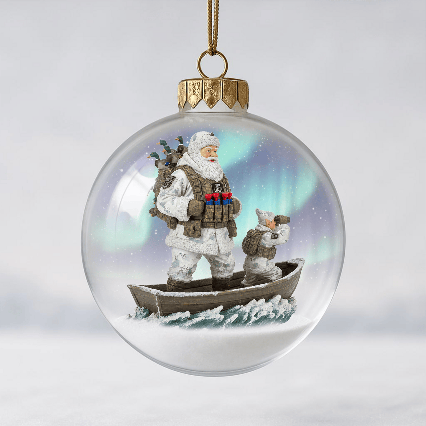 Duck Hunting Christmas Ornament LNTH
