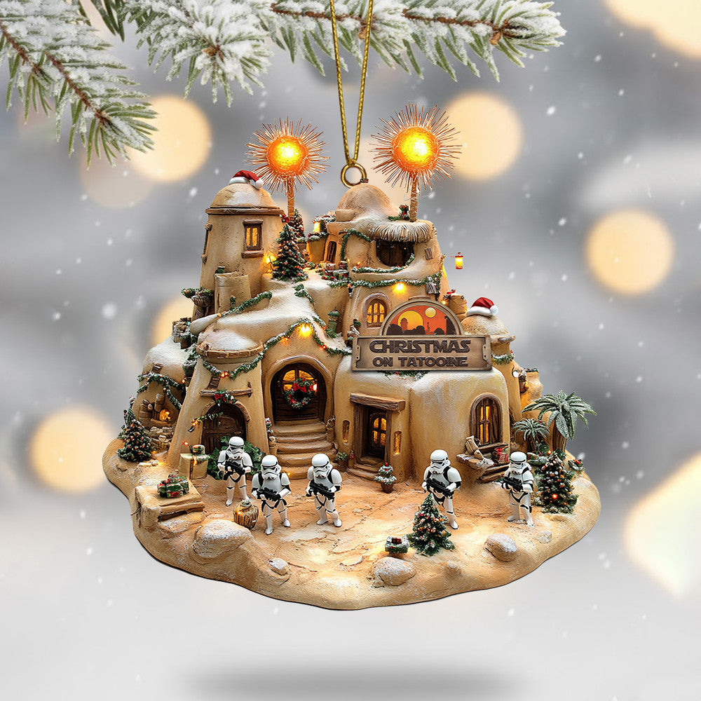 COMBO STW CHRISTMAS TREE TOPPER WITH ORNAMENT DAT