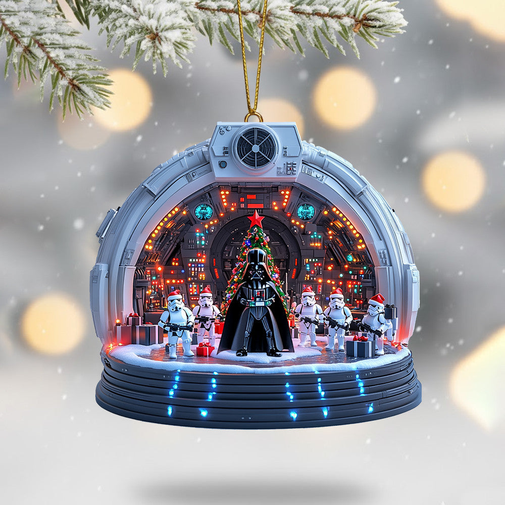 COMBO STW CHRISTMAS TREE TOPPER WITH ORNAMENT DAT