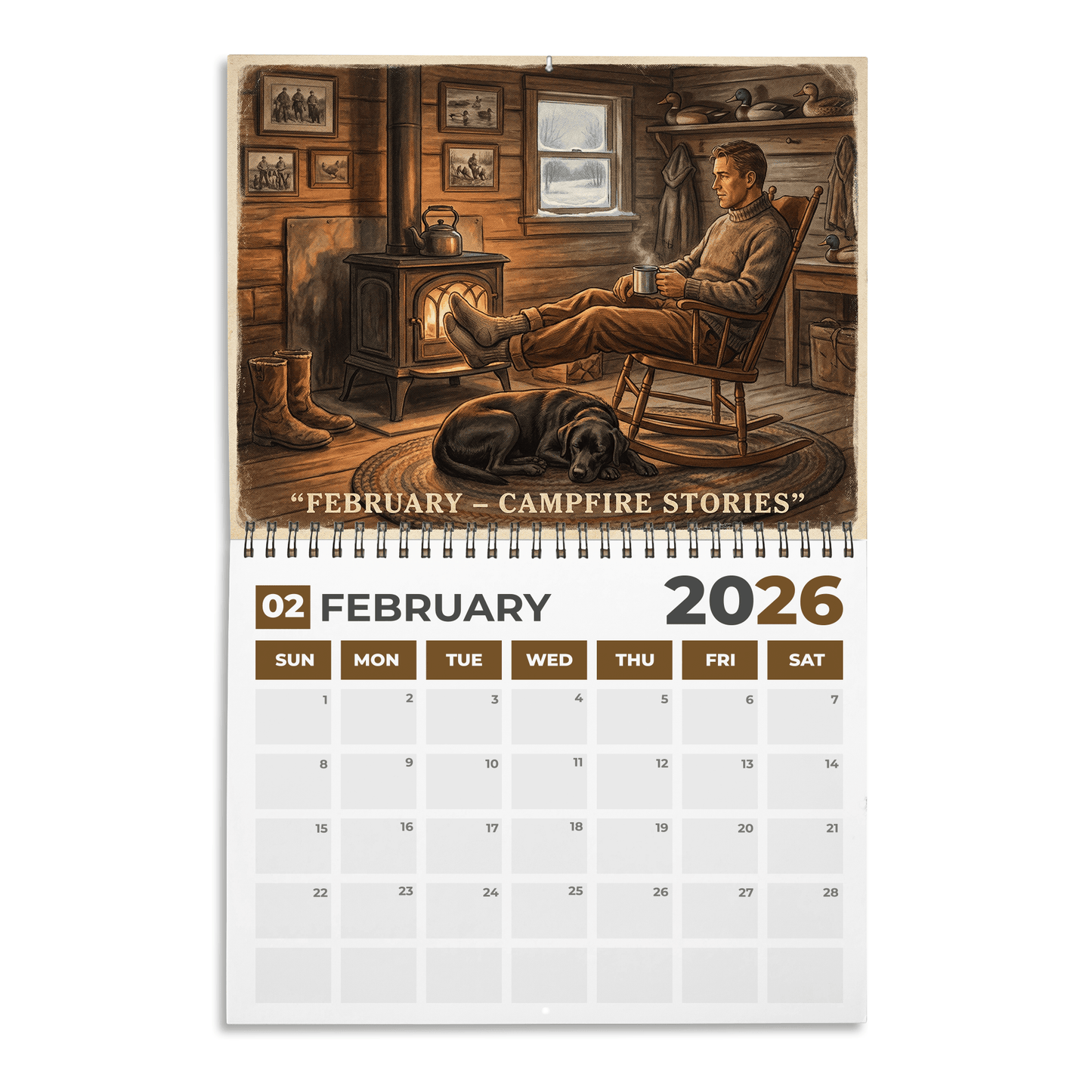 PREMIUM Duck Hunting 2026 CALENDAR LNTH