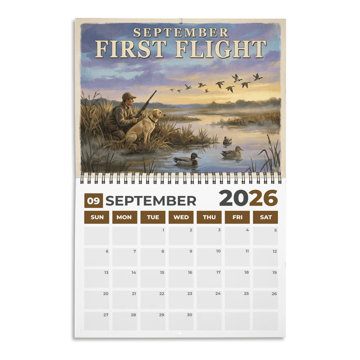 PREMIUM Duck Hunting 2026 CALENDAR LNTH