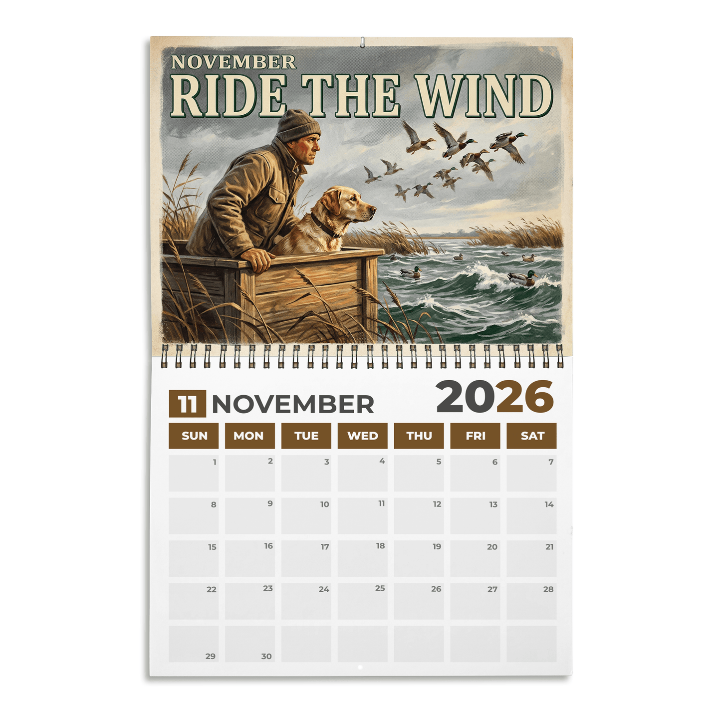 PREMIUM Duck Hunting 2026 CALENDAR LNTH